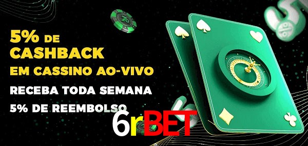 Promoções do cassino ao Vivo 6rbet